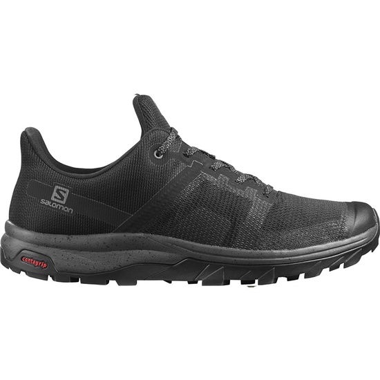 Black Men's Salomon OUTLINE PRISM Running Shoes | 286-VOGZCY