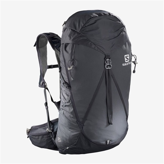Black Men's Salomon OUT WEEK 38+6 Backpacks | 728-XZOUCK