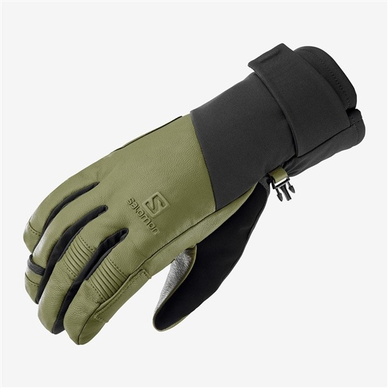 Black Men's Salomon PROPELLER PLUS M Gloves | 038-EBFICY