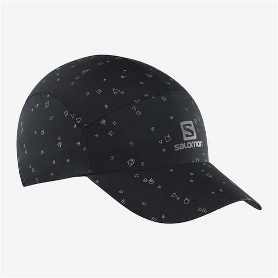 Black Men's Salomon REFLECTIVE Caps | 639-GFISPX