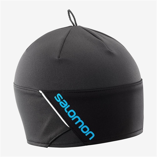 Black Men's Salomon RS Beanie | 873-DYSWKR