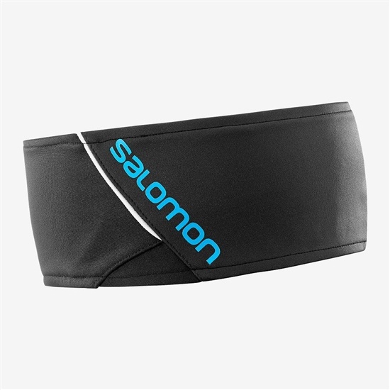 Black Men's Salomon RS Headband | 241-NOIVWY