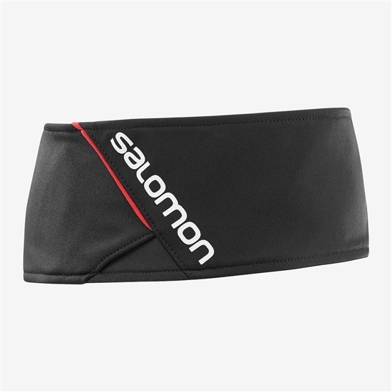Black Men's Salomon RS Headband | 379-ORCYGF