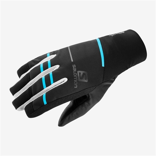 Black Men's Salomon RS PRO WS U Gloves | 542-WNOELF