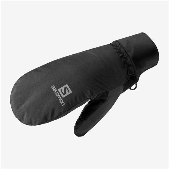 Black Men's Salomon RS WARM MITTEN U Gloves | 803-VCRJHP