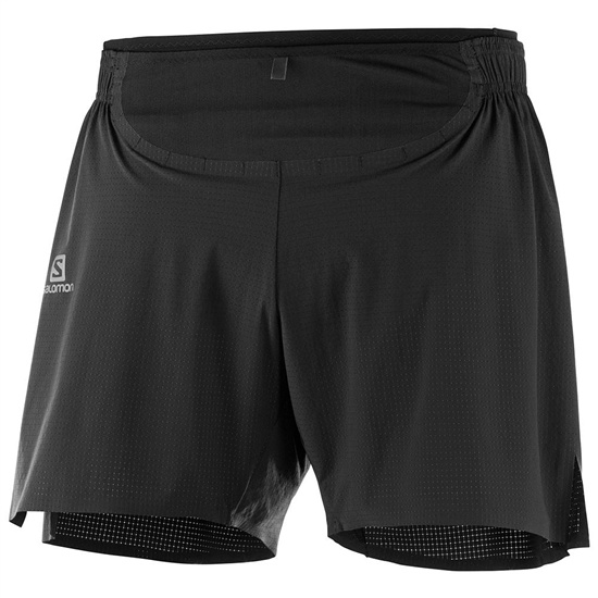 Black Men's Salomon SENSE PRO M Jackets | 526-DFJCSZ