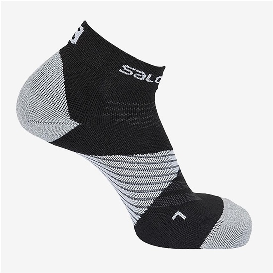 Black Men's Salomon SPEED PRO Socks | 257-NGMCHQ