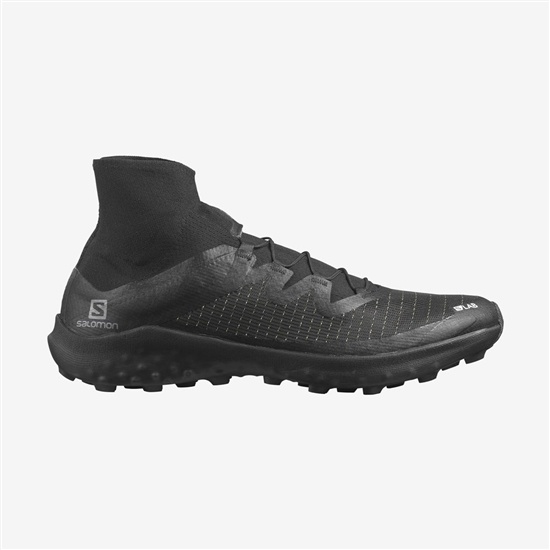 Black Men's Salomon S/LAB CROSS Trail Running Shoes | 169-VIEFAW