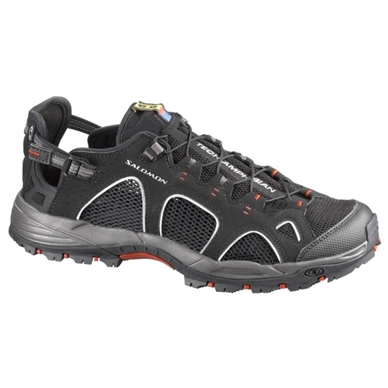 Black Men's Salomon TECHAMPHIBIAN 3 Water Shoes | 054-KBMEYL