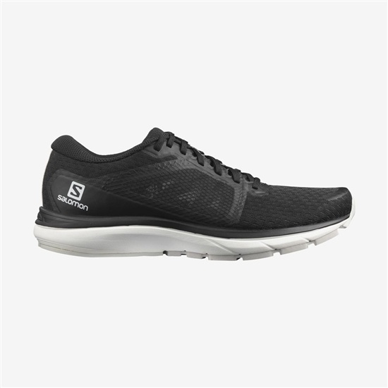 Black Men's Salomon VECTUR Road Running Shoes | 947-ZKMQUD