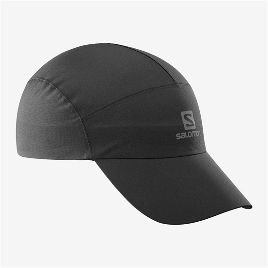 Black Men's Salomon WATERPROOF Caps | 865-LRKXCN