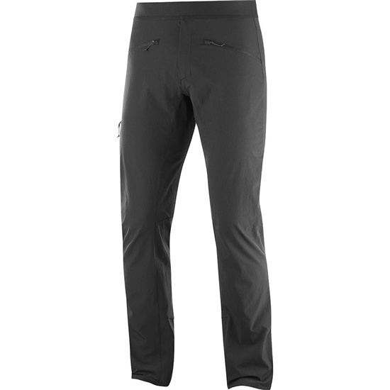 Black Men's Salomon WAYFARER ALPINE M Pants | 430-VAHLGD