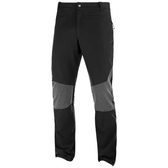 Black Men's Salomon WAYFARER AS ALPINE M Pants | 148-FXHKUW