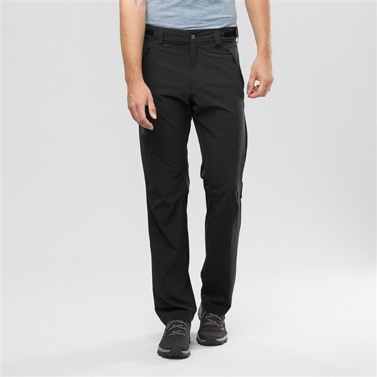 Black Men's Salomon WAYFARER STRAIGHT Pants | 584-ONMPWU