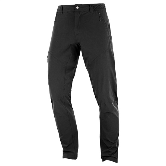 Black Men's Salomon WAYFARER TAPERED M Pants | 593-ANZPFO