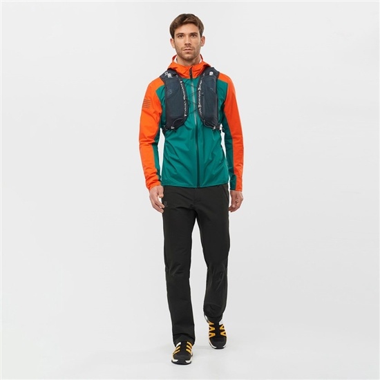 Black Men's Salomon WAYFARER TAPERED Pants | 258-TPQHVJ