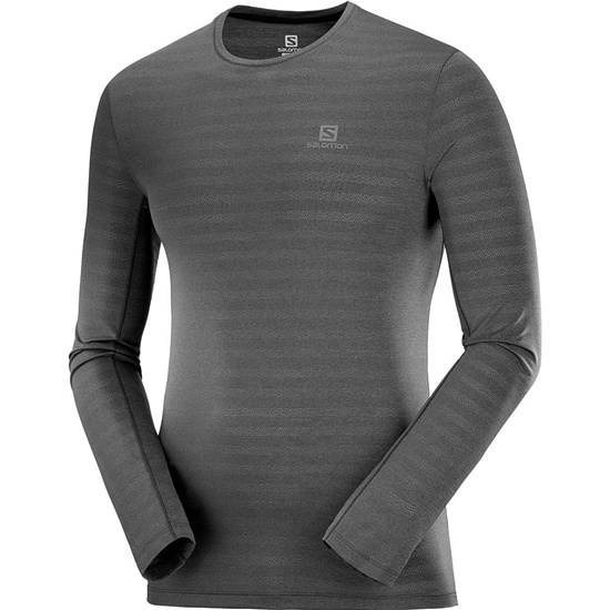 Black Men's Salomon XA LS M T Shirts | 560-GSVPYA