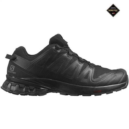 Black Men's Salomon XA PRO 3D V8 GORE-TEX Trail Running Shoes | 791-ZXBACL
