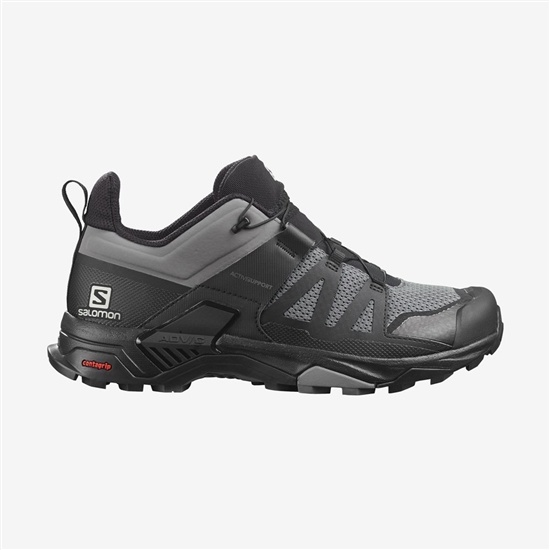 Black Men's Salomon X ULTRA 4 Hiking Shoes | 793-EDYMTQ