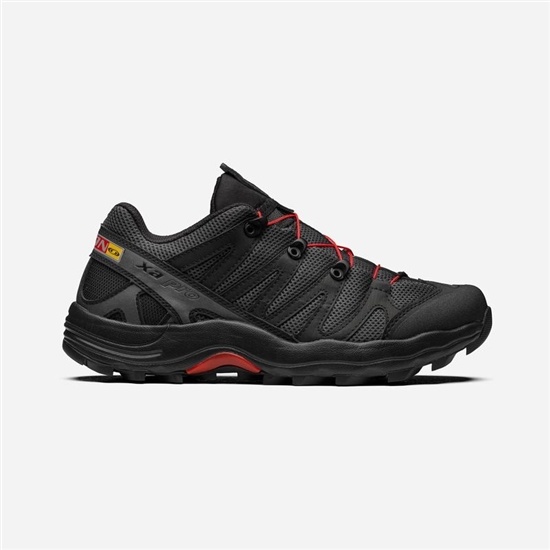 Black / Red Men's Salomon XA PRO 1 Trail Running Shoes | 026-JKTIPZ