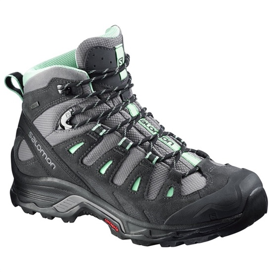 Black / Silver Women's Salomon QUEST PRIME GTX W Hiking Boots | 389-DVELZW