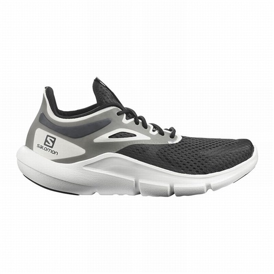 Black / White Women's Salomon PREDICT MOD Road Running Shoes | 108-PEAMCU