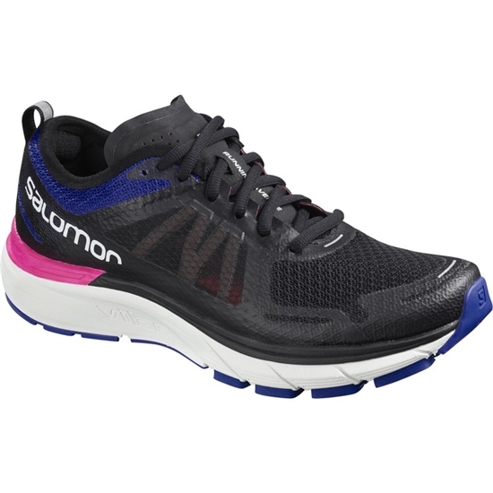 Black White Women's Salomon SONIC RA MAX W Running Shoes | 612-YRPOLQ
