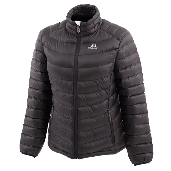 Black Women's Salomon AGENTA JKT W Jackets | 489-TEFIXH