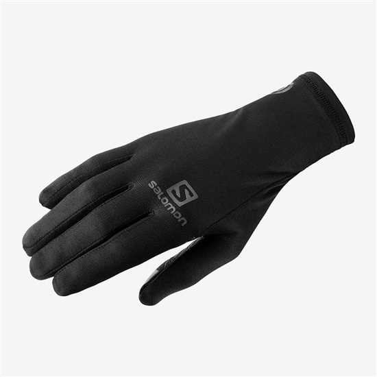 Black Women's Salomon NSO PRO GLOVE Gloves | 043-BMVGSJ