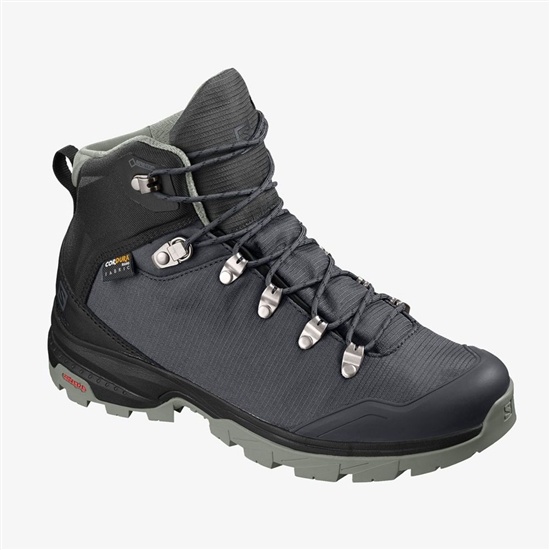 Black Women's Salomon OUTBACK 500 GTX Trail Running Shoes | 176-XOVSCH