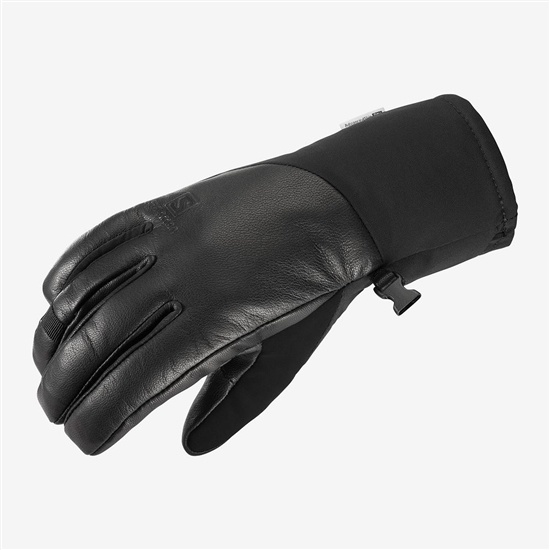 Black Women's Salomon PROPELLER PLUS W Gloves | 163-SJUWTH