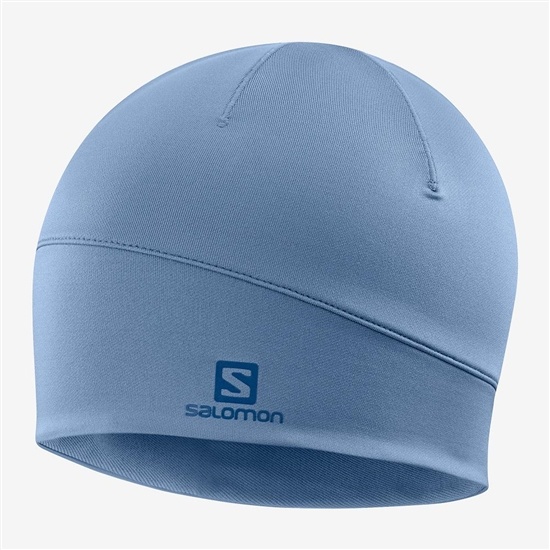 Blue Men's Salomon ACTIVE Headwear | 720-DSJAVM