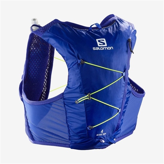 Blue Men's Salomon ACTIVE SKIN 4 SET Packs | 971-IUJKNO
