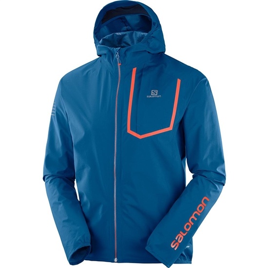 Blue Men's Salomon BONATTI PRO WP JKT M Jackets | 906-EJRQBX