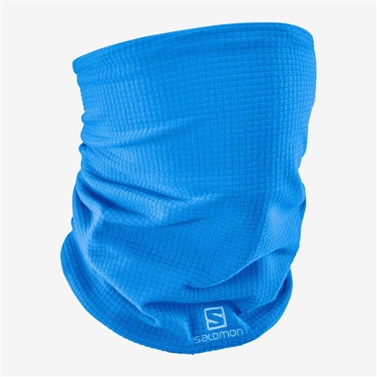 Blue Men's Salomon RS WARM TUBE Headwear | 653-WSKRAG