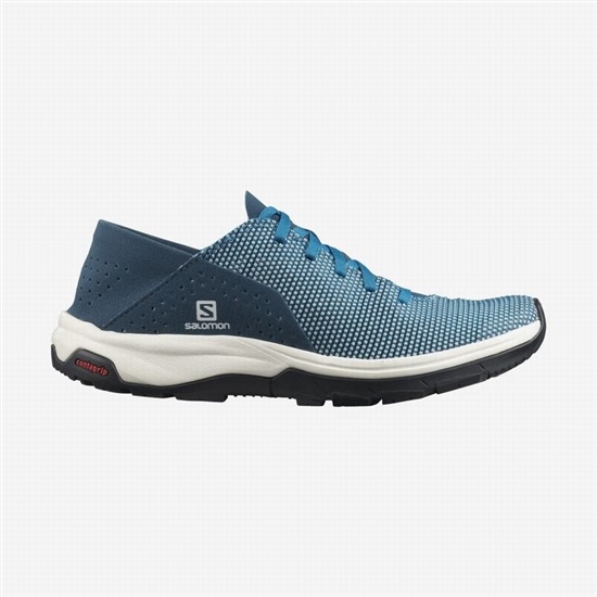 Blue / Navy Women's Salomon TECH LITE Slippers | 430-MVJGAE