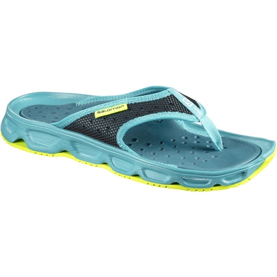 Blue Women's Salomon RX BREAK W Flip Flops | 483-JMONIG