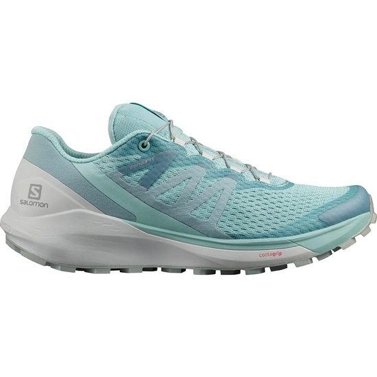 Blue Women's Salomon SENSE RIDE 4 W Road Running Shoes | 268-DWSXJL