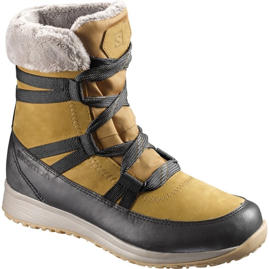 Brown / Black Women's Salomon HEIKA LTR CS WP Winter Boots | 639-PSGNHM