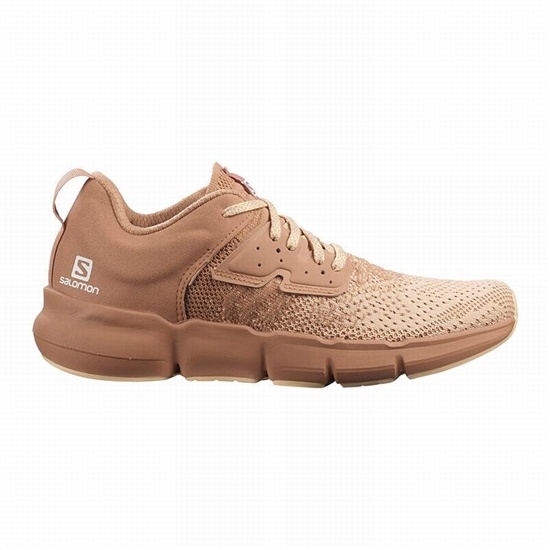 Brown Women's Salomon PREDICT SOC W Road Running Shoes | 395-LZPSBQ