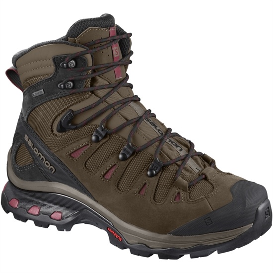 Chocolate / Black Women's Salomon QUEST 4D 3 GTX W Hiking Boots | 036-ZVGKWC