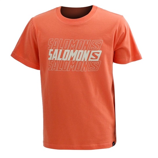 Coral Kids' Salomon DOUBLE TAKE SS B T Shirts | 735-MNJOFX