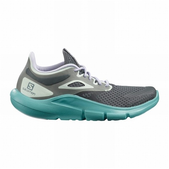 Dark Green / Purple Women's Salomon PREDICT MOD Road Running Shoes | 712-LQIPDY