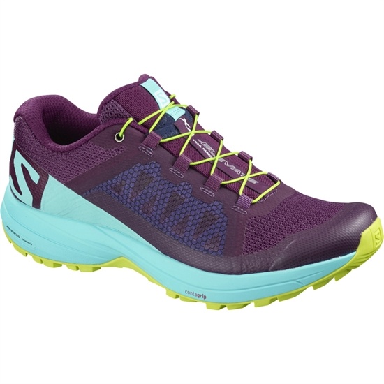 Deep Purple / Blue Women's Salomon XA ELEVATE W Trail Running Shoes | 396-FZIOHC
