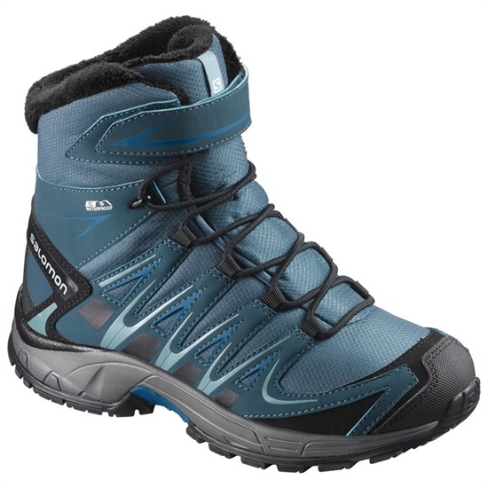 Deep Turquoise Kids' Salomon XA PRO 3D TS CSWP J Winter Boots | 709-KRJTFB