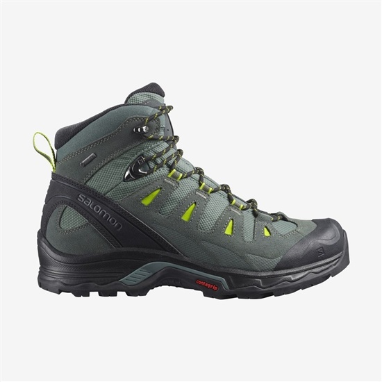 Green Men's Salomon QUEST PRIME GTX Hiking Boots | 412-NAPMQK