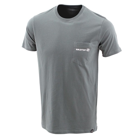 Green Men's Salomon UNDERWORLD SS M T Shirts | 485-VISGBU
