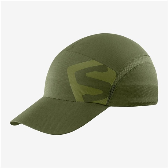 Green Men's Salomon XA Caps | 603-NLTXQJ