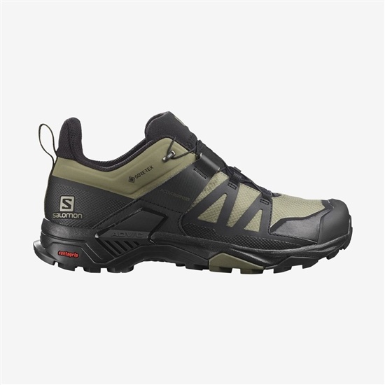 Green Men's Salomon X ULTRA 4 GORE-TEX Hiking Shoes | 924-LIWJAX