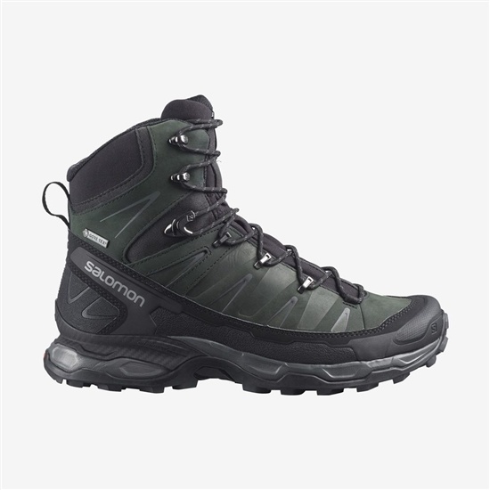 Green Men's Salomon X ULTRA TREK GORE-TEX Hiking Boots | 723-OSLJRC